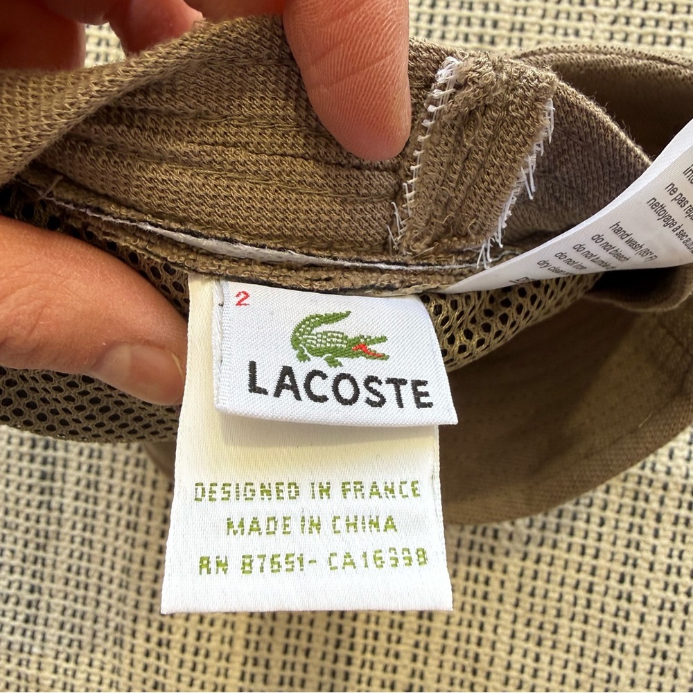 LACOSTE Men's Bucket Hat Size 2 - Picture 3 of 5
